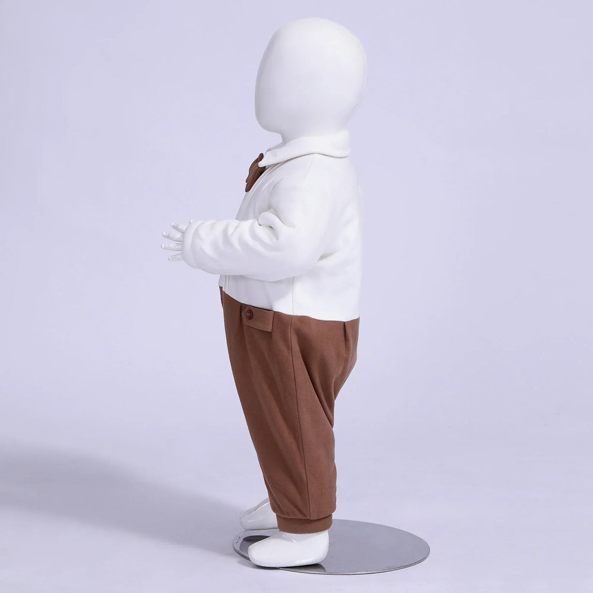 Color-Blocked Romper for Baby Boy Image