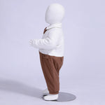 Color-Blocked Romper for Baby Boy Image