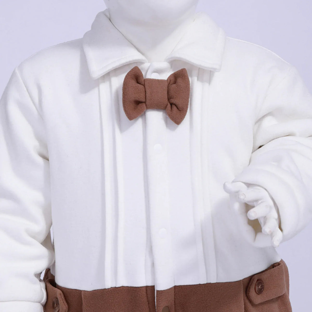 Color-Blocked Romper for Baby Boy Image