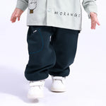 62 | 3-6M Dark Green 62 | 3-6M,36.5,39,- Embroidery Pants for Baby Boy Image