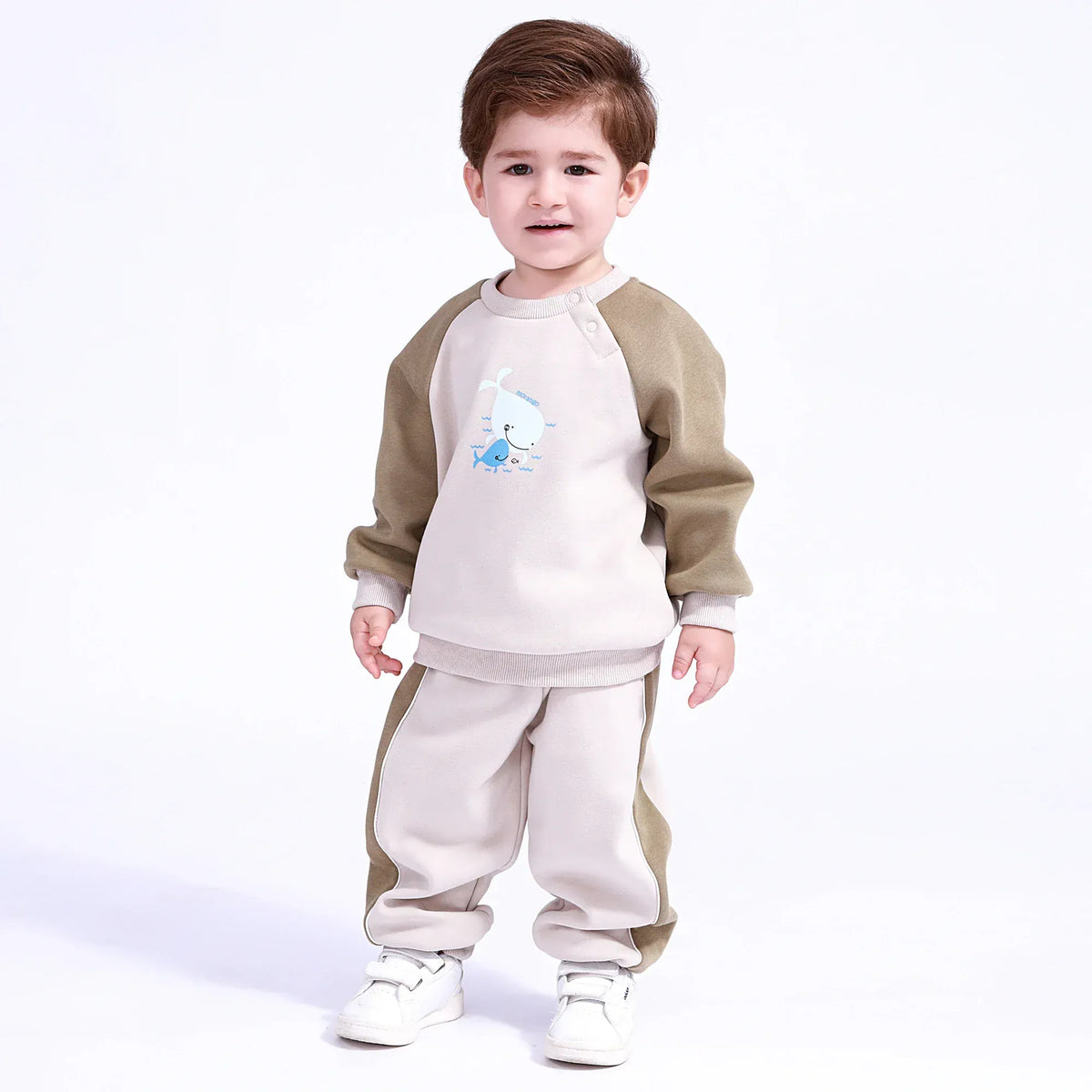 Color-Blocked Pants for Baby Boy Image