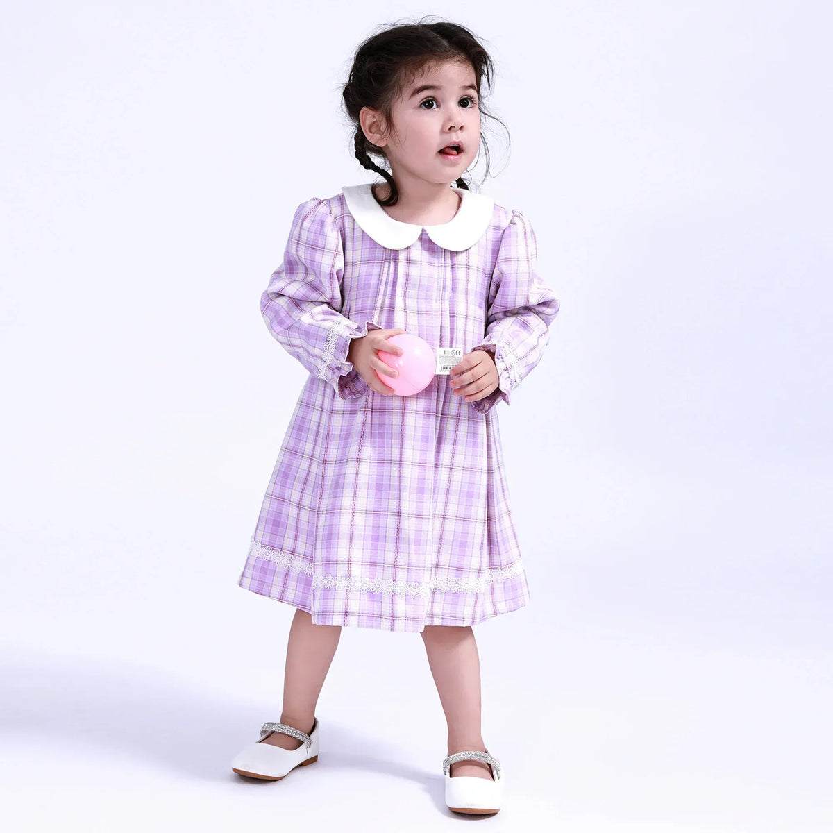 Checked Dress for Baby Girl Image