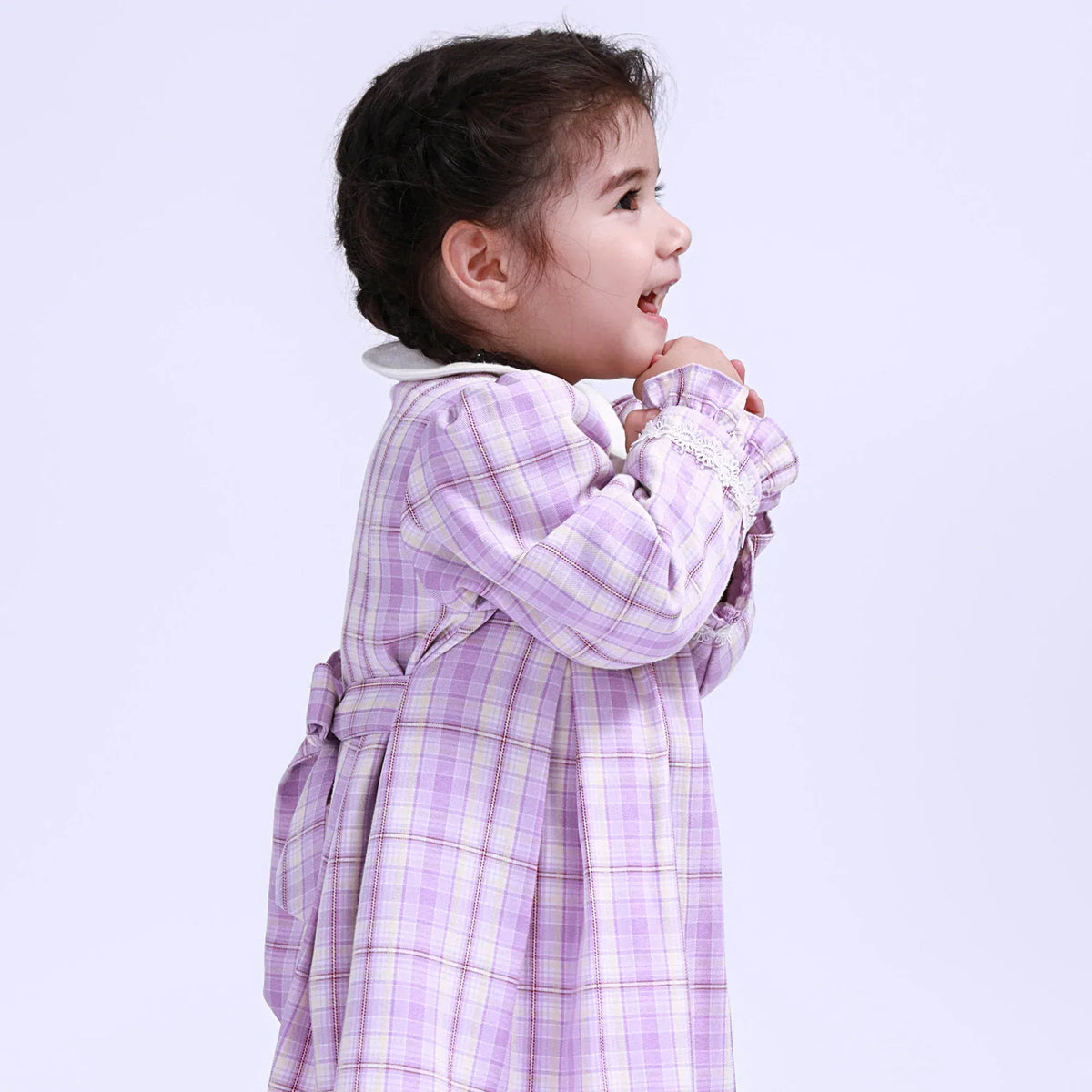 Checked Dress for Baby Girl Image