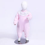 Pink Floral Romper for Baby Girl Image