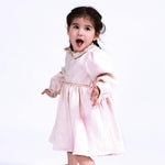 Pink Embroidery Dress for Baby Girl Image