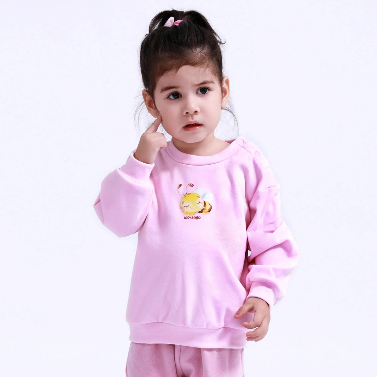 Pink Printed T.Shirt for Baby Girl Image