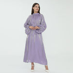 Purple Solid Dress for Women Image