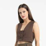 Plain Waistcoat for Women Image