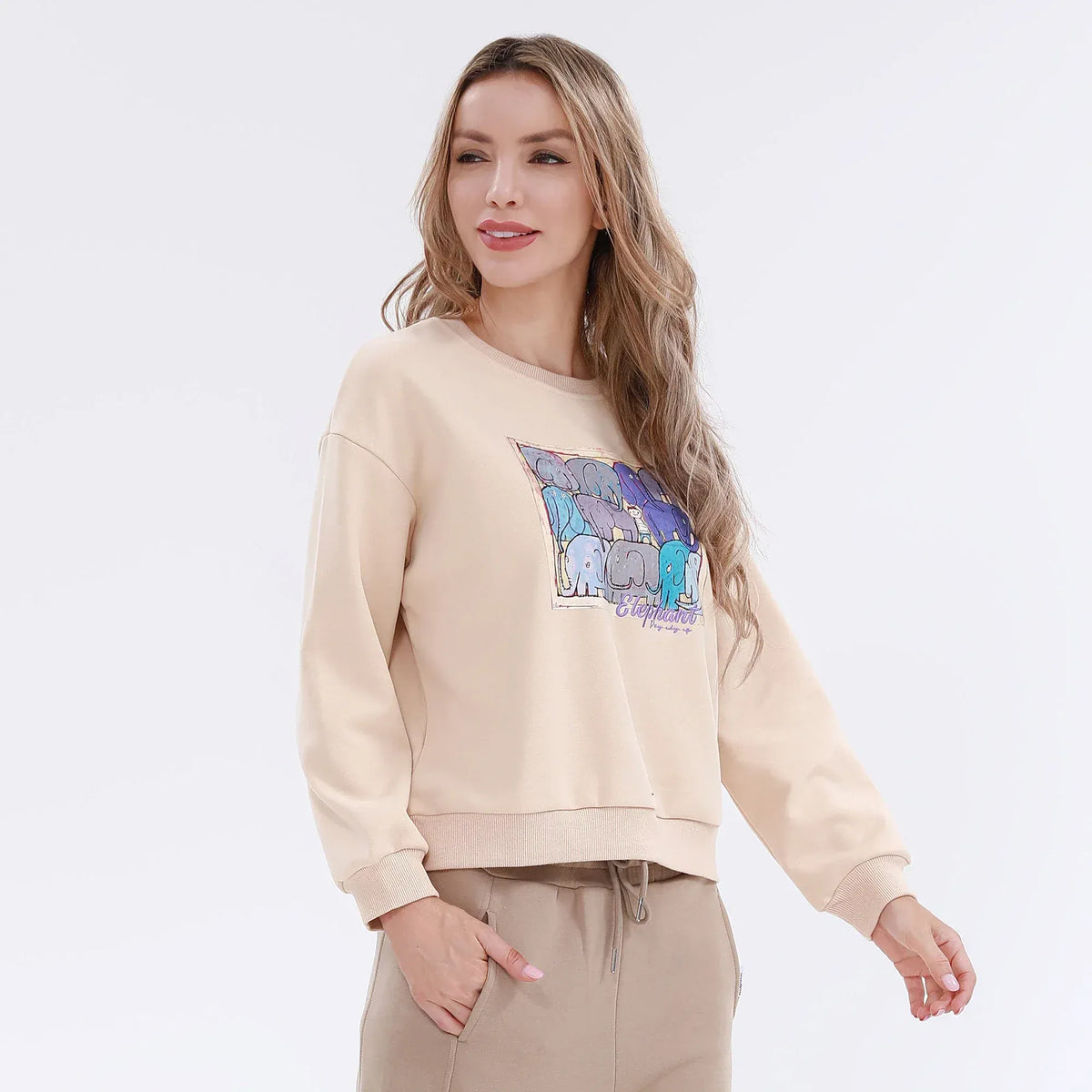 Printed Pullover for Women Image