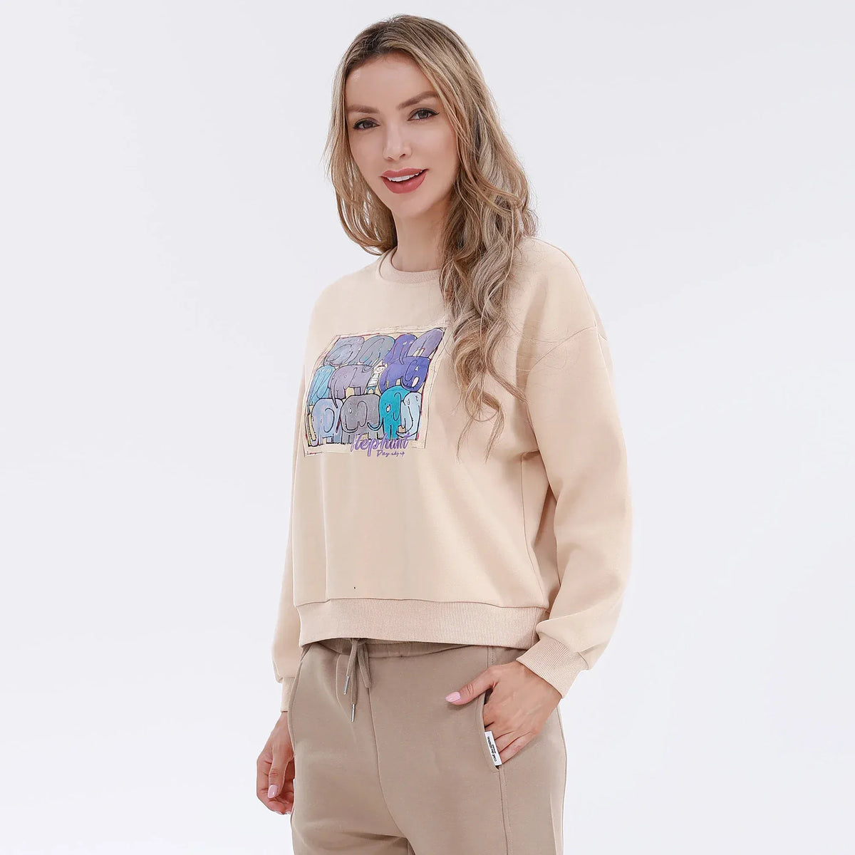 Printed Pullover for Women Image