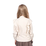Laced Formal Shirt for Girls Image