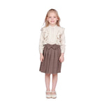 Laced Formal Shirt for Girls Image