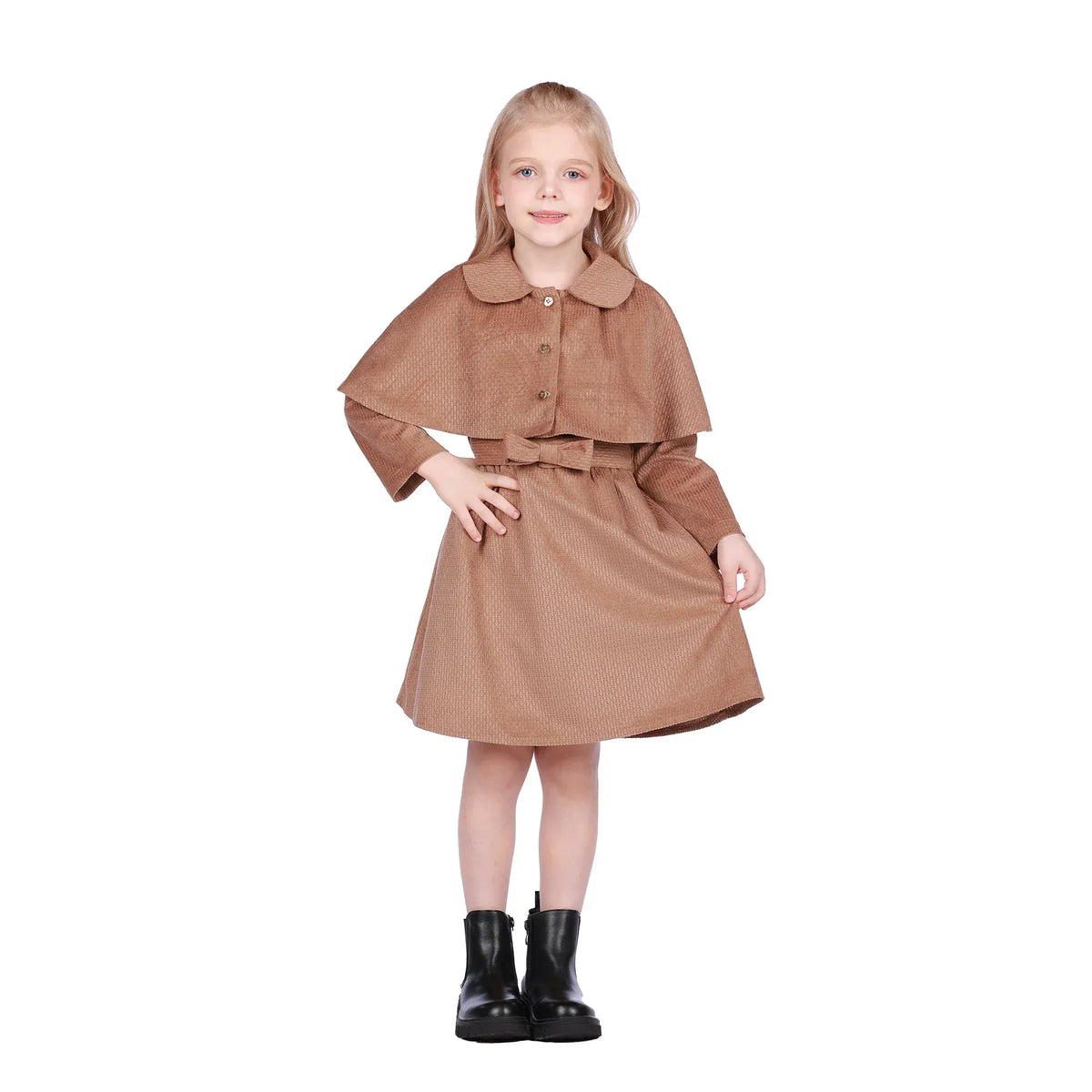 Plain Formal Dress-2Pc for Girls Image