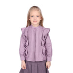100 | 3Y Pink Purple 100 | 3Y,38,58,35,- Quilting Formal Shirt for Girls Image