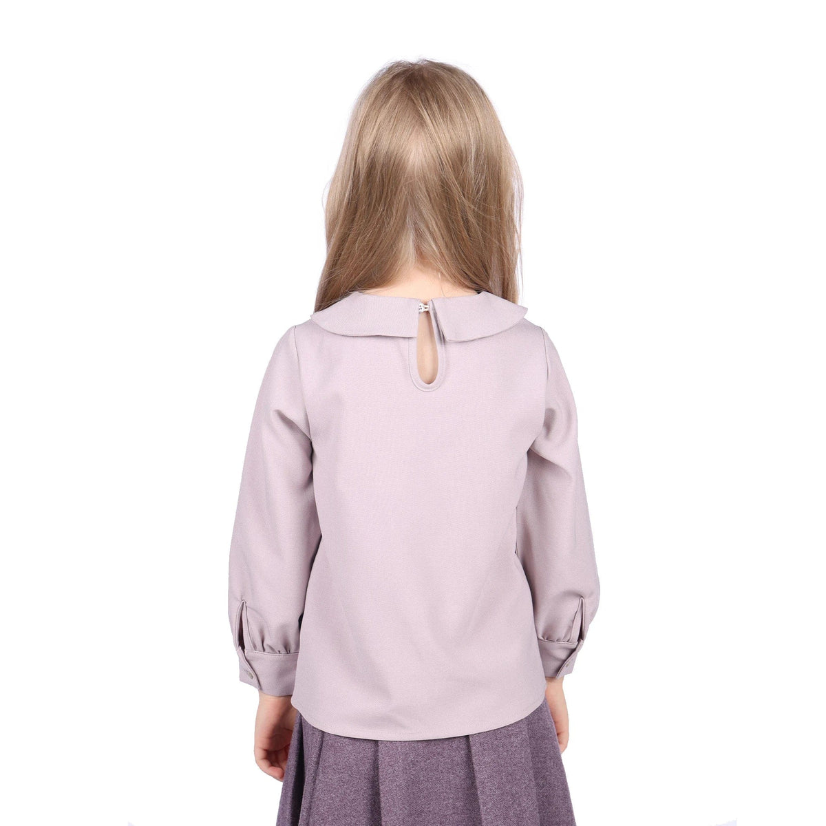 Plain Formal Blouse for Girls Image