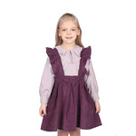 Purple Plain Formal Dress for Girls Image