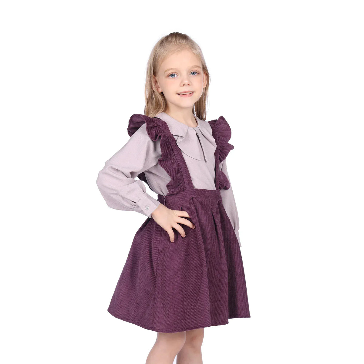 Plain Formal Dress for Girls Image