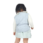 Jacquard Formal Waistcoat for Baby Girl Image