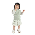 Jacquard Formal Waistcoat for Baby Girl Image