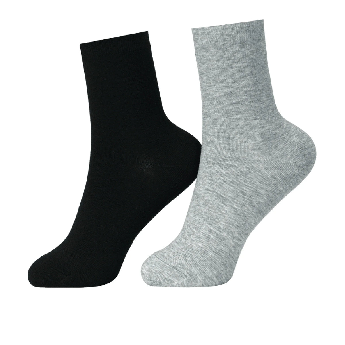 Free Black Plain,Solid Socks-2Pc for Men Image