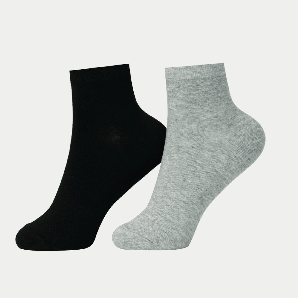 Free Black Plain,Solid Socks-2Pc for Women Image