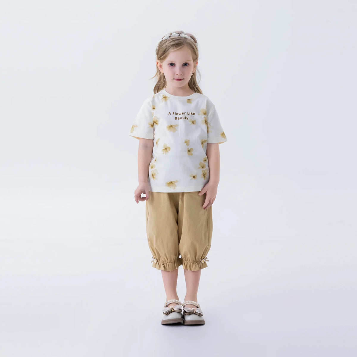 Ankle-Tied Fashion Pants For Girls Image