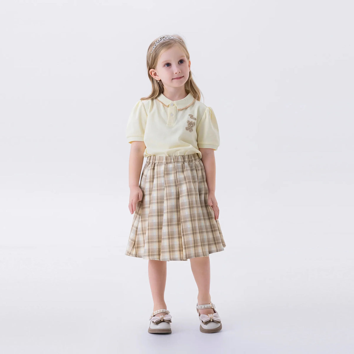 Printed Fashion Polo Shirt For Girls Image