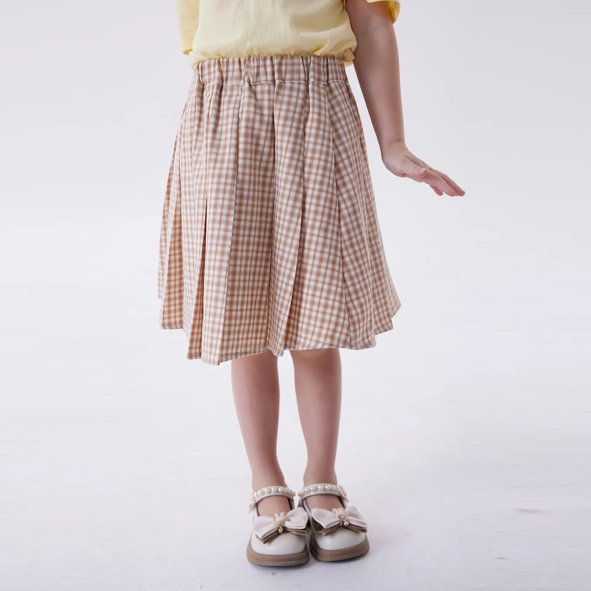 Light Coffee Breaks Fashion Skirt For Girls Image