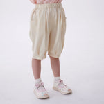 Beige Baggy Fashion Shorts For Girls Image