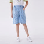 Light Jeans Blue Ordinary Fashion Shorts For Girls Image