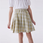 Light Green Breaks Fashion Skirt For Girls Image