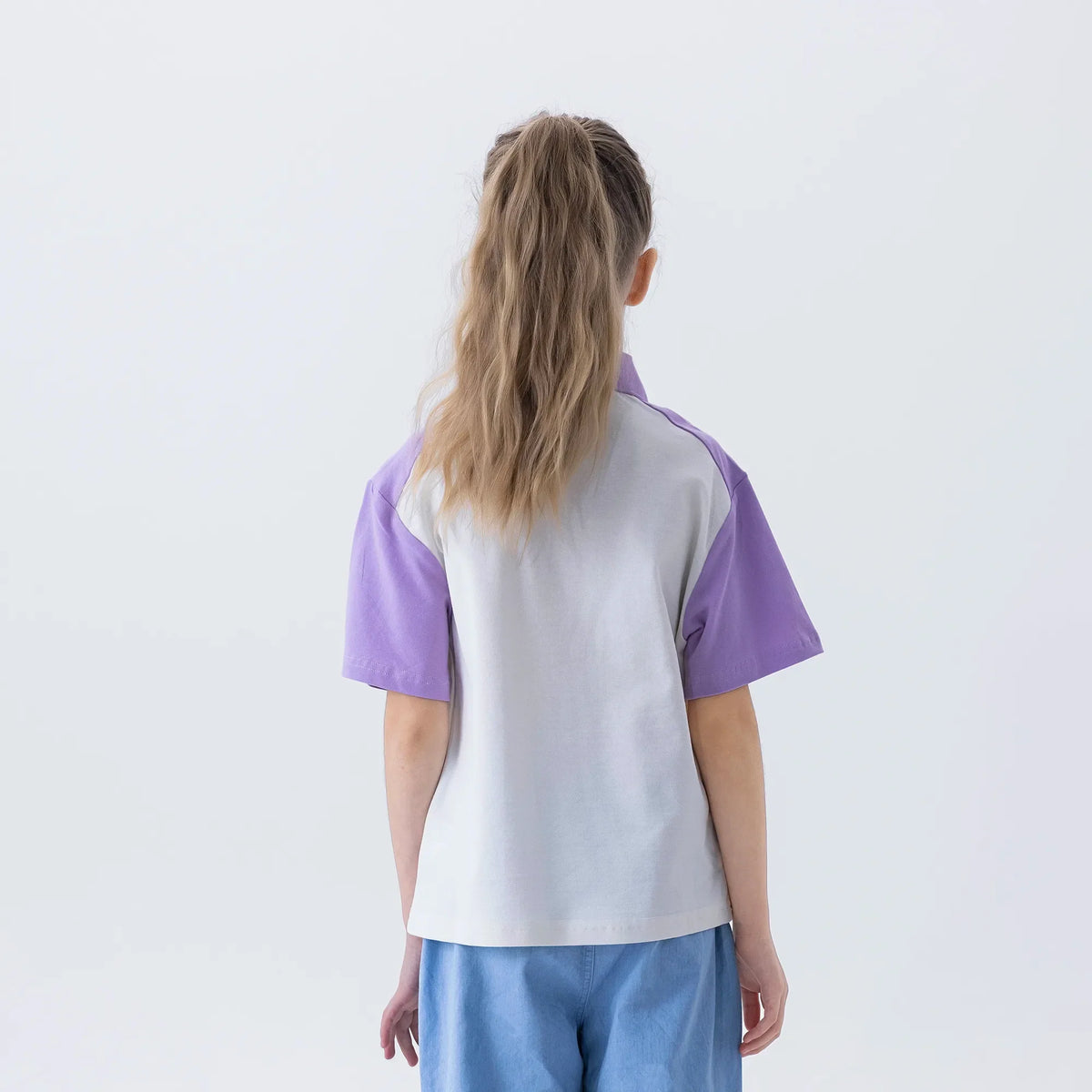 Printed Fashion Polo Shirt For Girls Image