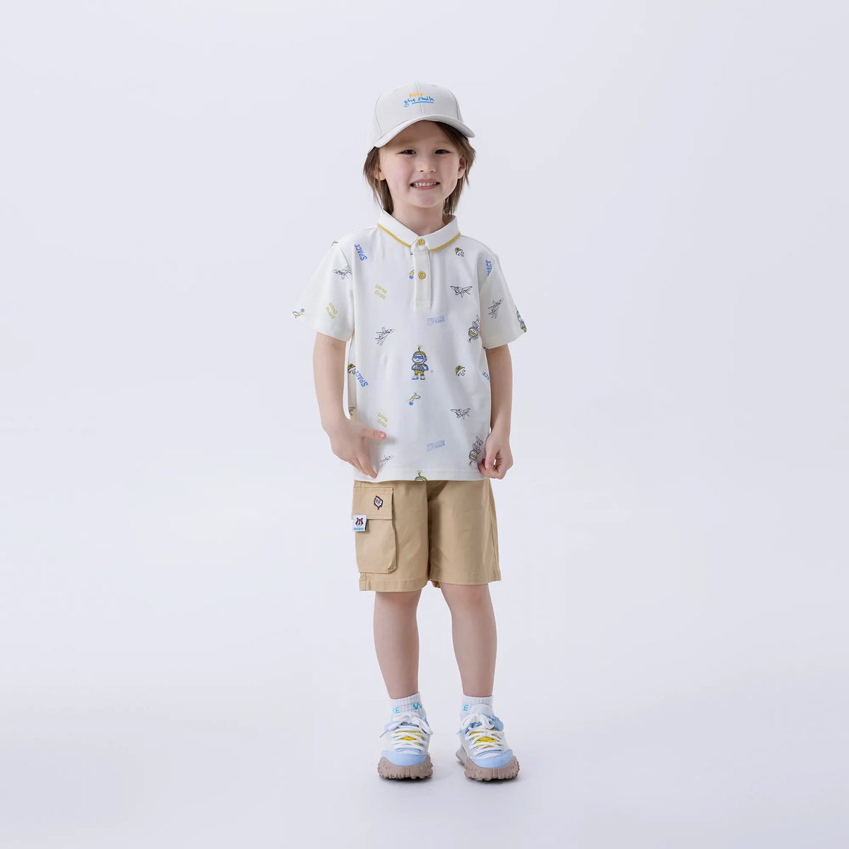 Printed Fashion Polo Shirt For Boys Image