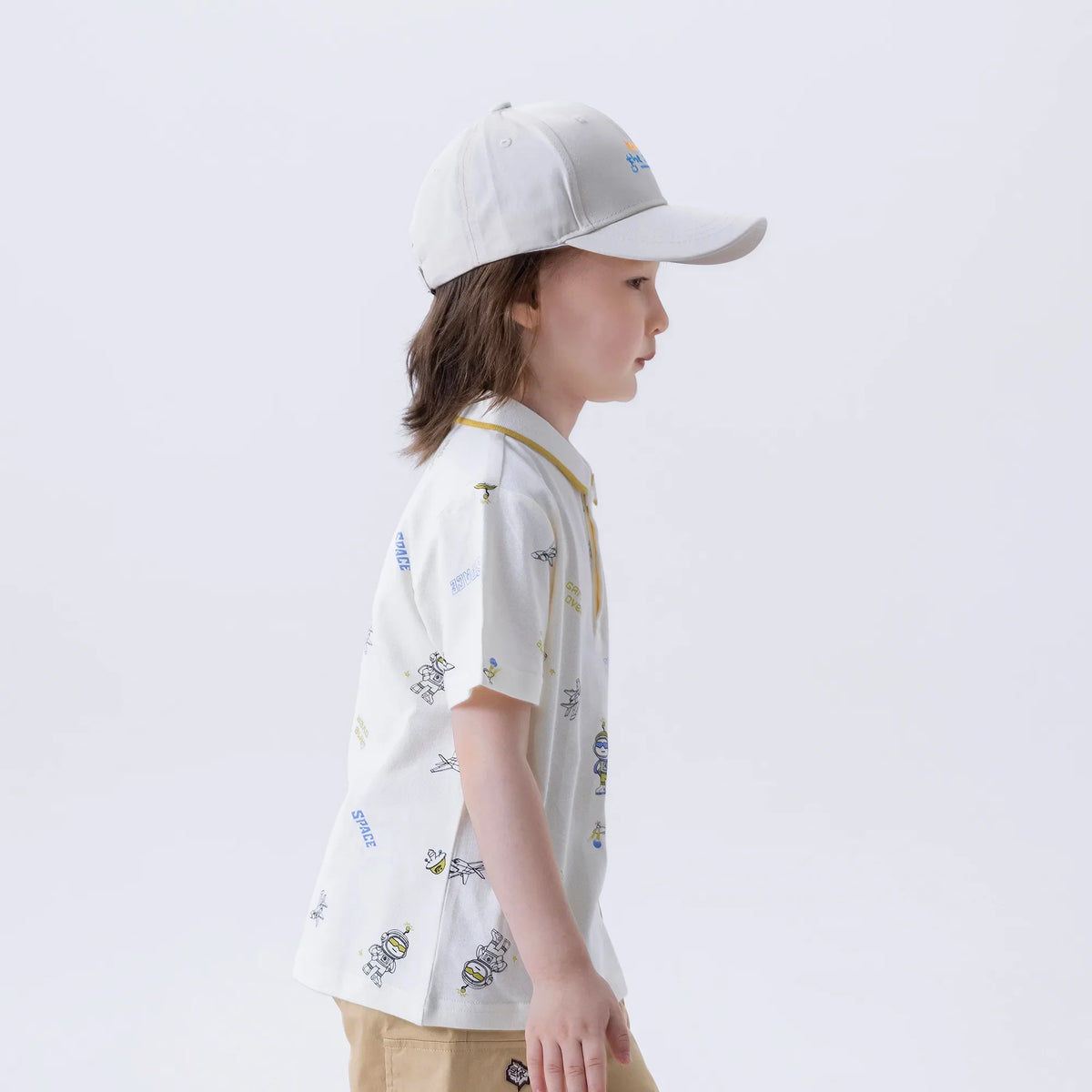 Printed Fashion Polo Shirt For Boys Image