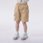 Khaki Ordinary Fashion Shorts For Boys Image