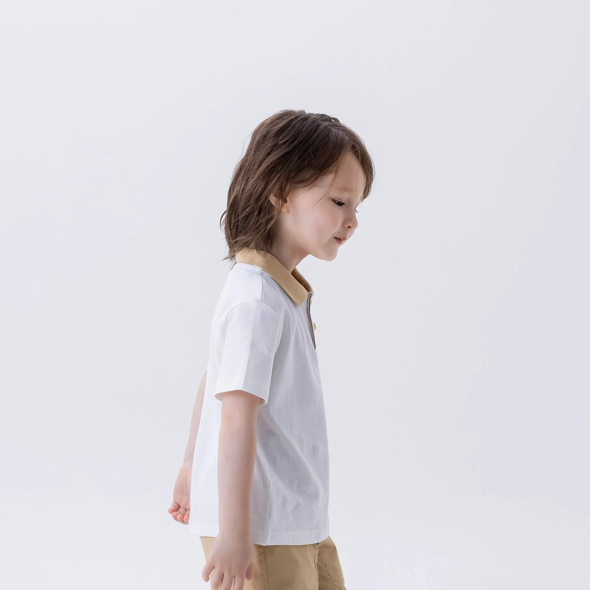 Color-Blocked Fashion Polo Shirt For Boys Image