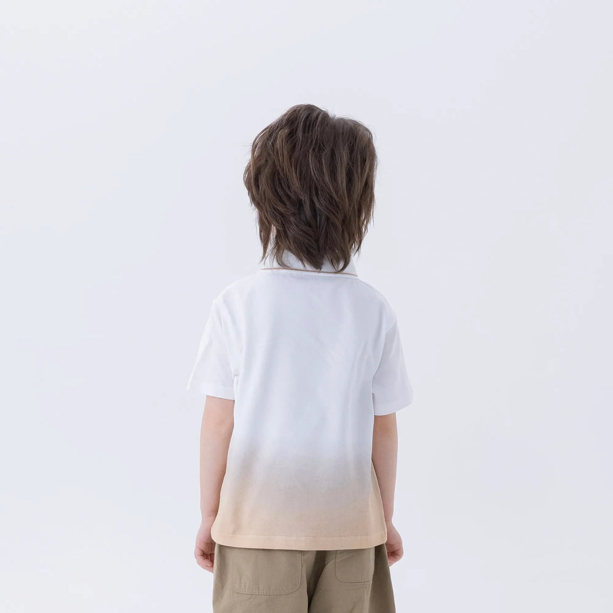 Dip-Dye Fashion Polo Shirt For Boys Image