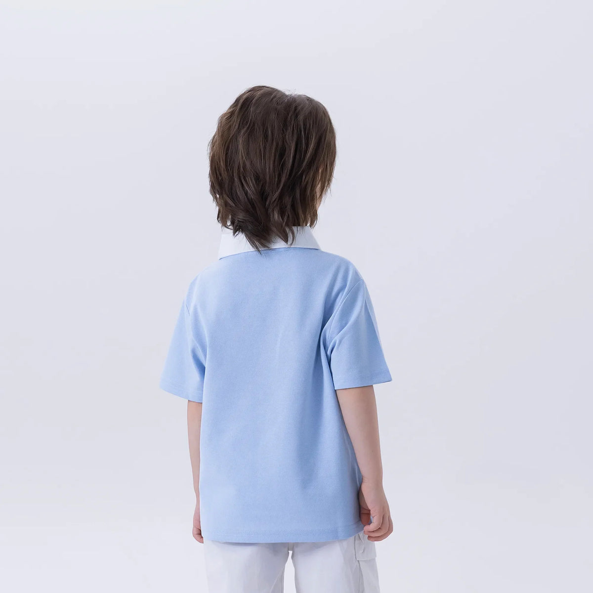 Printed Fashion Polo Shirt For Boys Image