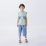 Printed Fashion Sleeveless T-Shirt For Boys Image