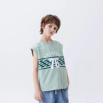 Printed Fashion Sleeveless T-Shirt For Boys Image