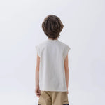 Printed Fashion Sleeveless T-Shirt For Boys Image