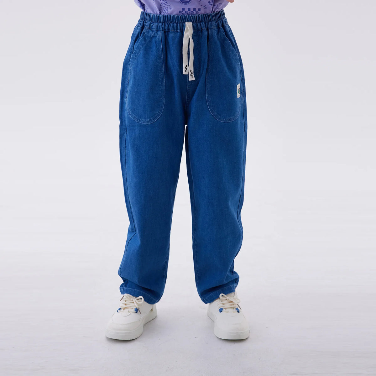 Jeans Navy Harem Fashion Pants For Boys Image