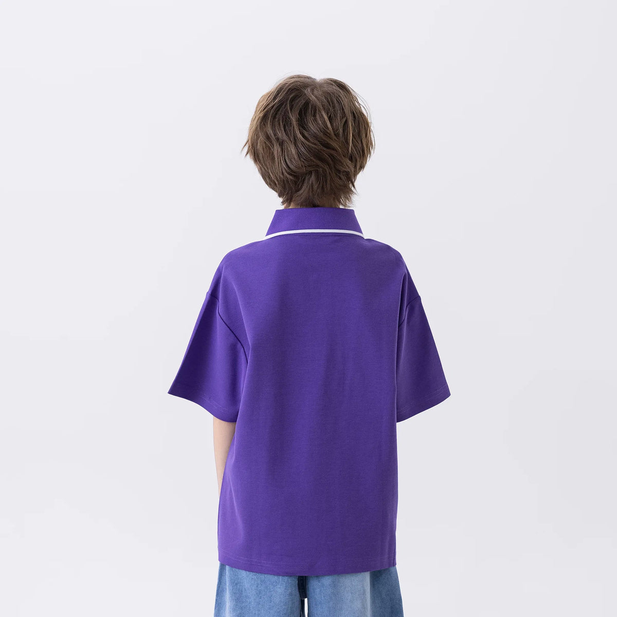 Printed Fashion Polo Shirt For Boys Image