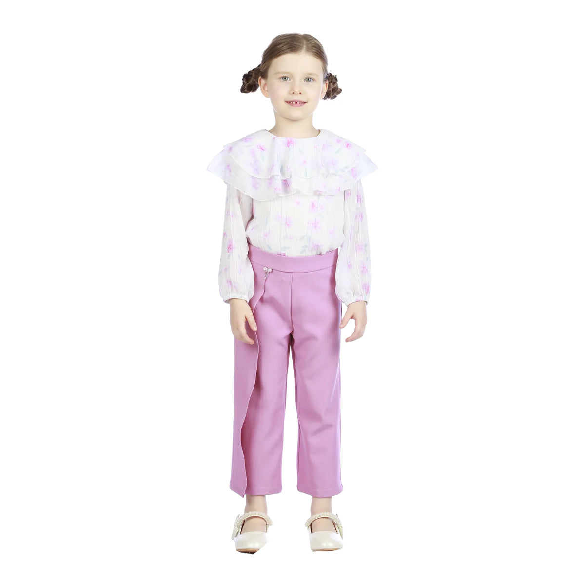 Floral Classic Blouse For Girls Image