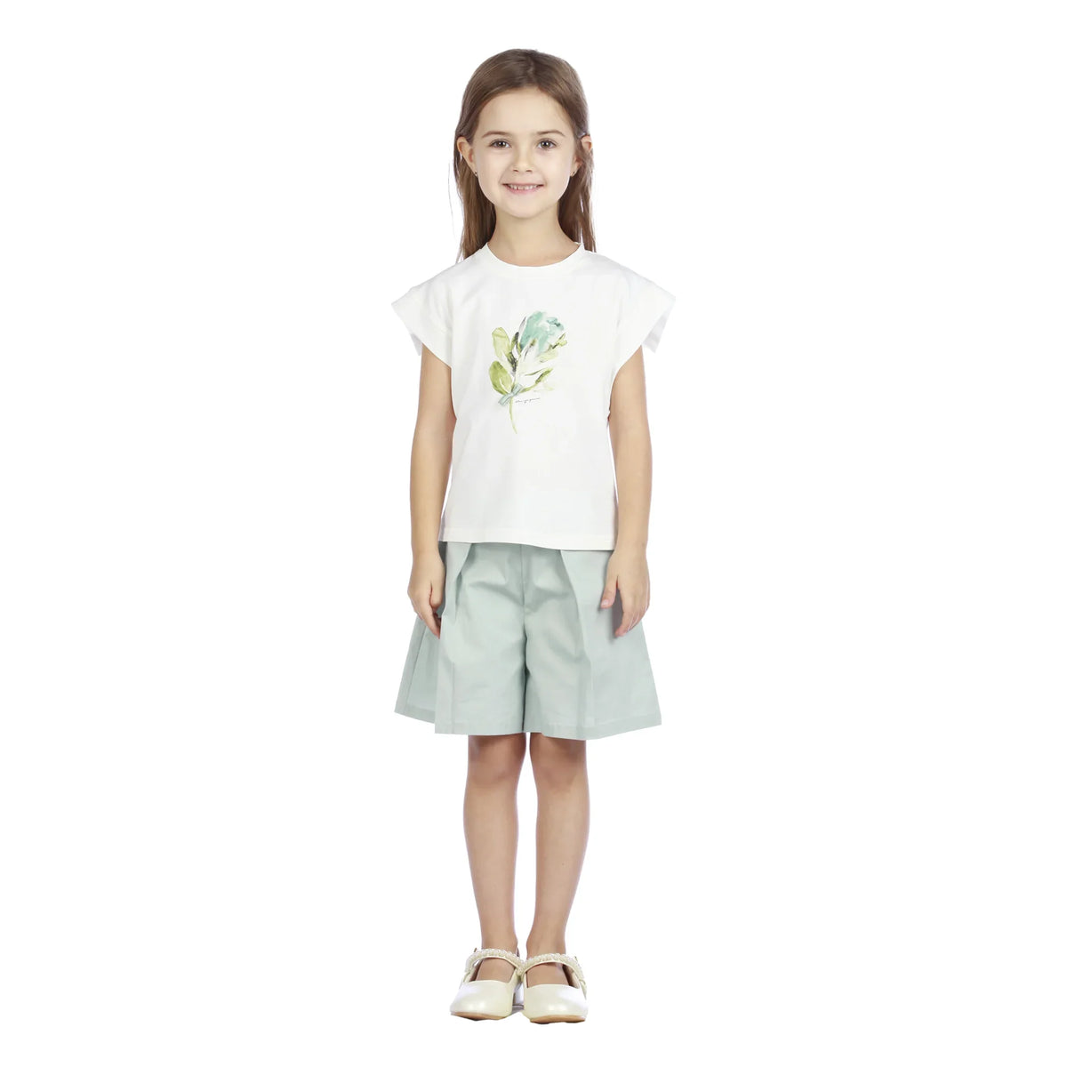 Floral Classic T.Shirt For Girls Image