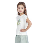 Floral Classic T.Shirt For Girls Image