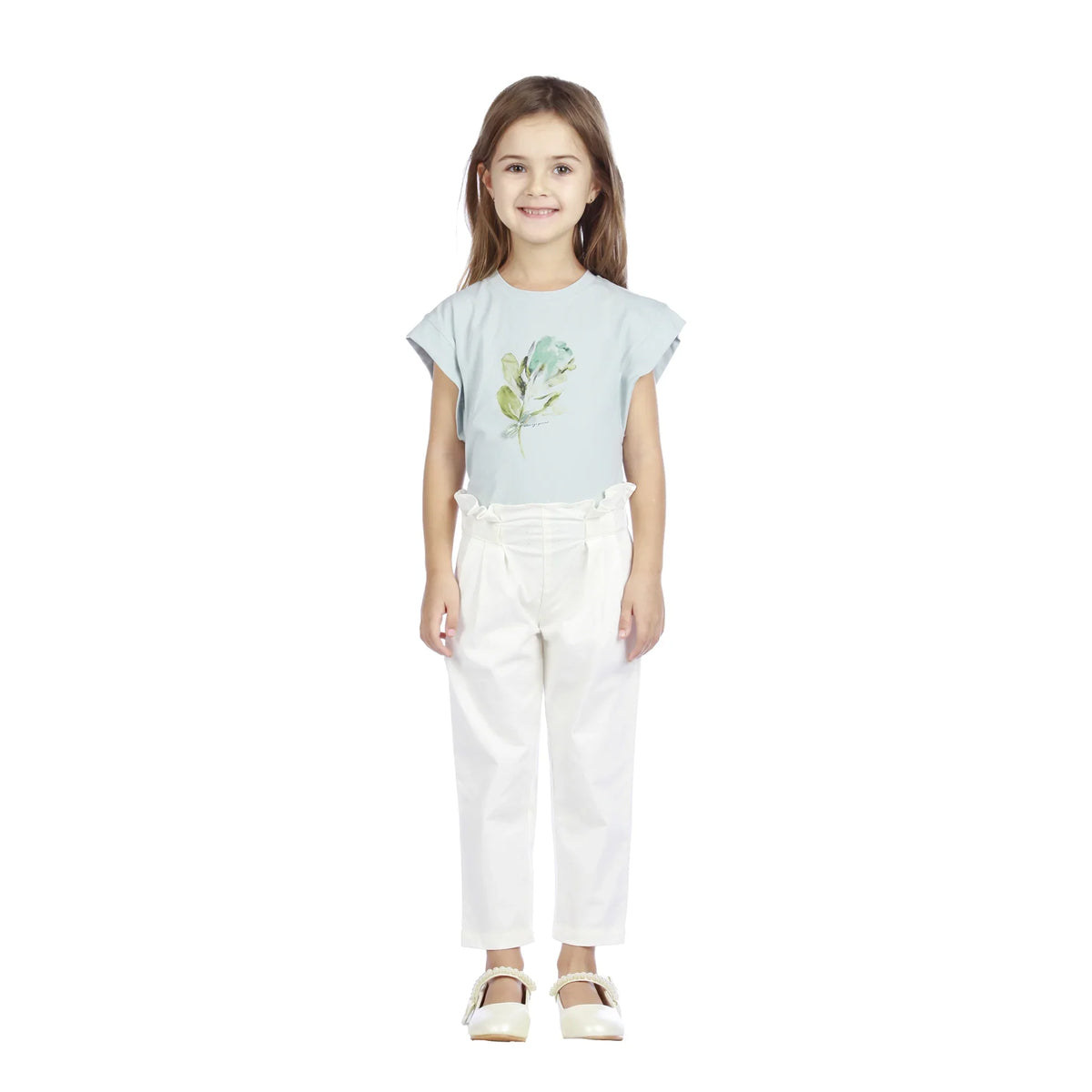 Floral Classic T.Shirt For Girls Image