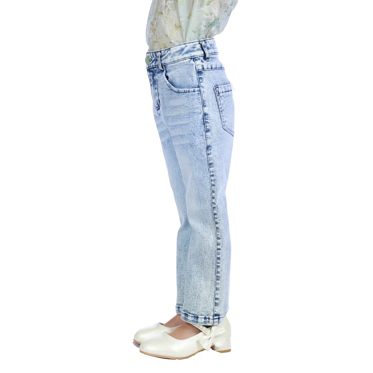 Bell-Bottom Classic Pants For Girls Image