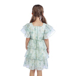 Floral Classic Dress For Girls Image