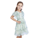 Floral Classic Dress For Girls Image